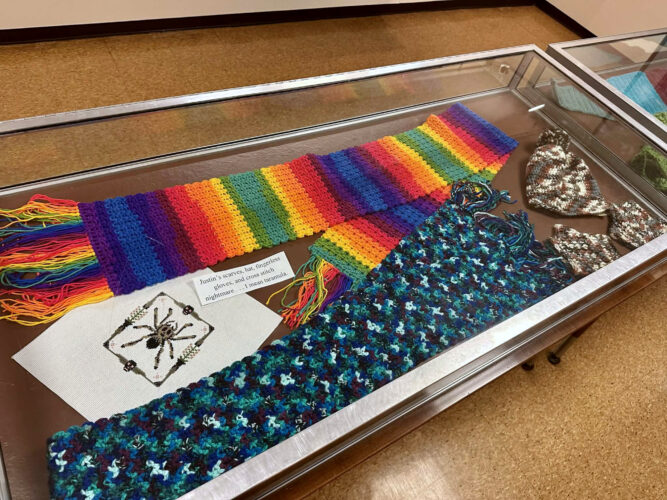 Ross Library’s Edyth Hoy Bossert Gallery features handmade  creations from Crafter Hours